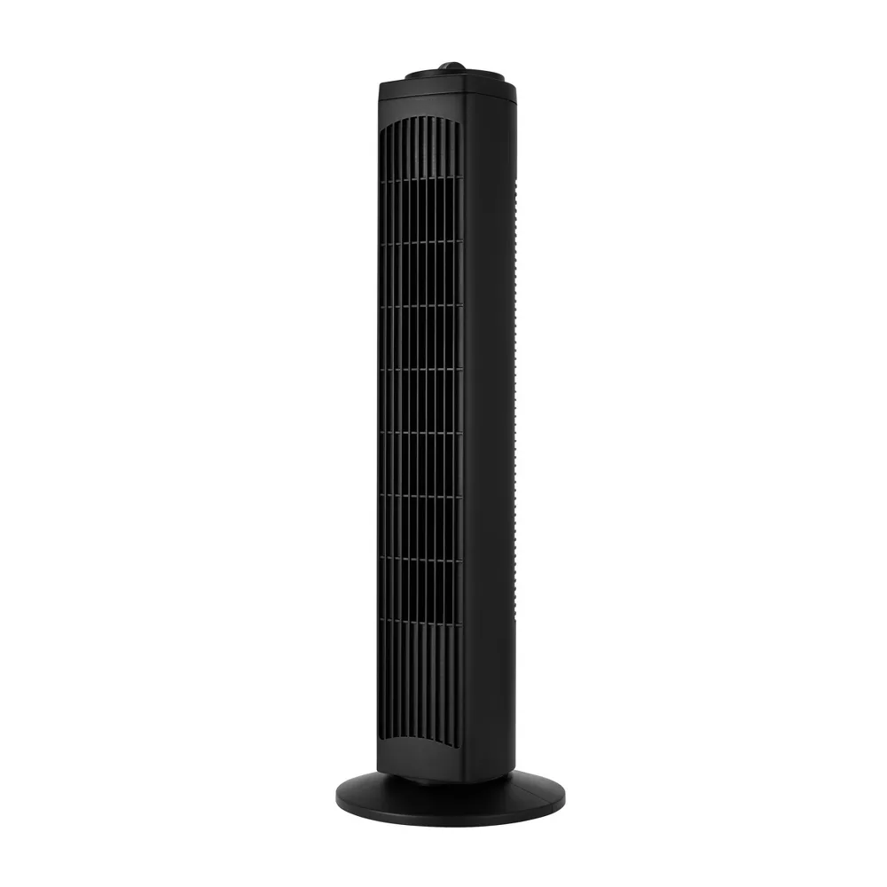 Electric Fan 29 Inch Manual Control Oscillating Tower Fan 3 Wind Speeds Portable Space-Saving Floor Fan