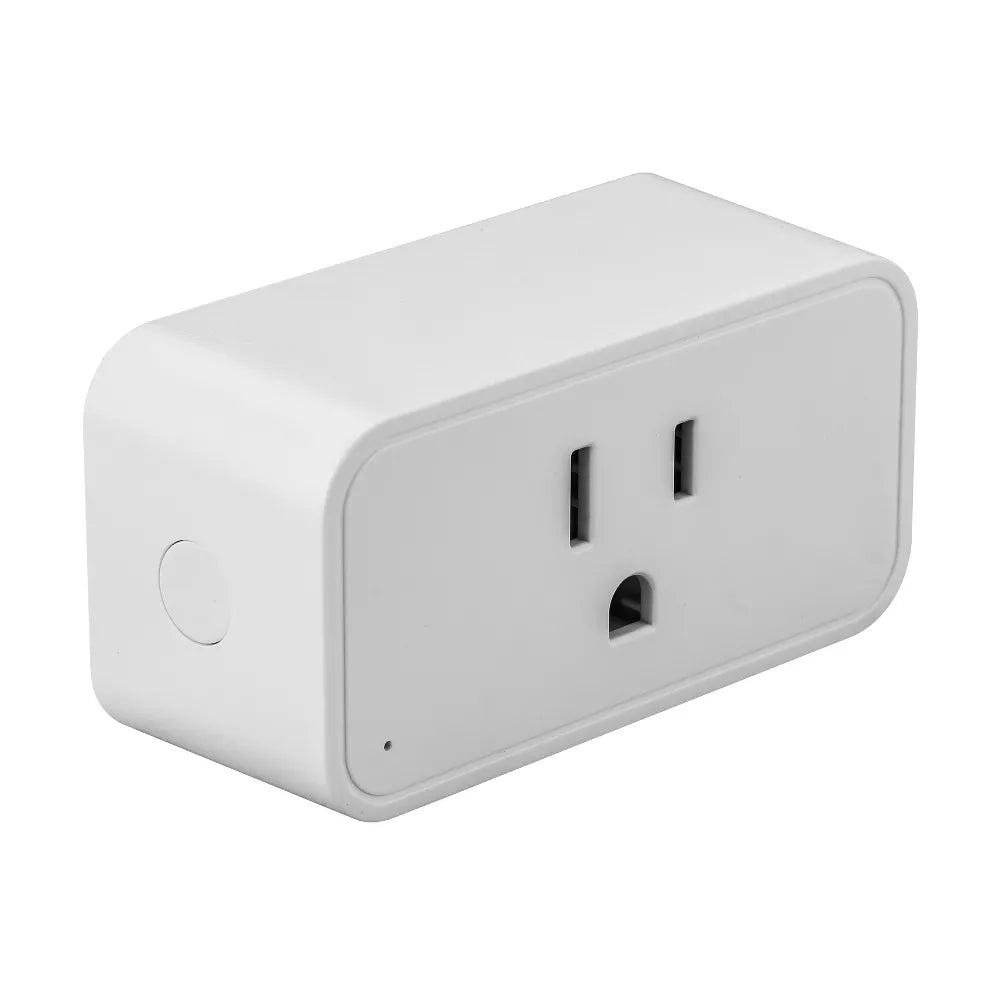 Smart Plug 15A Wi-Fi & Bluetooth Smart Socket with Voice Assistant Remote Timing Control