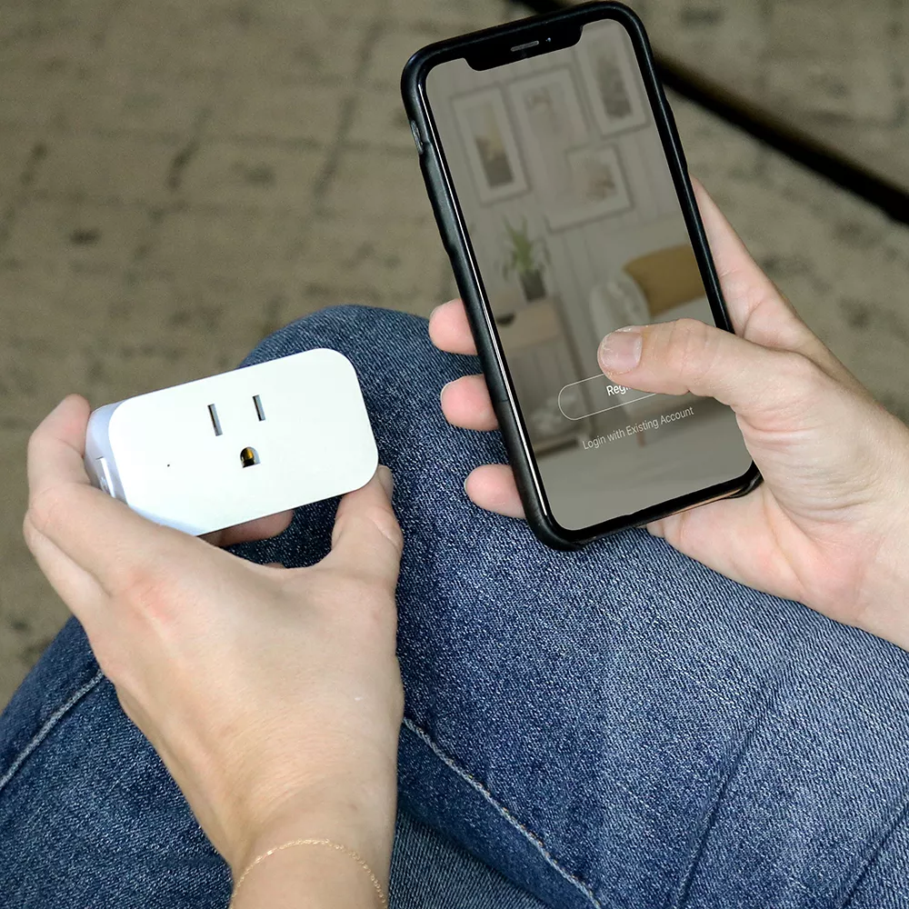 Smart Plug 15A Wi-Fi & Bluetooth Smart Socket with Voice Assistant Remote Timing Control