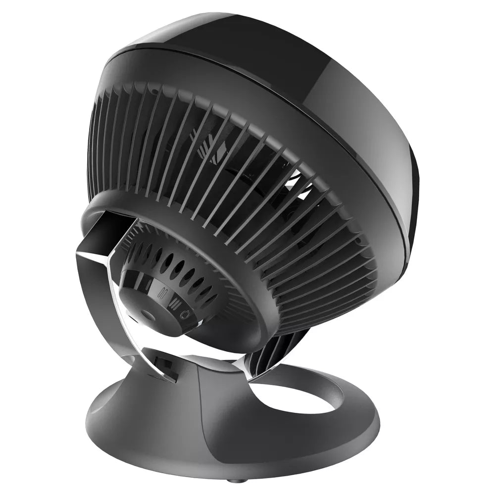 Electric Fan Compact Whole Room Air Circulator Desk Fan with 7.3 Inch Deep Pitch Blades & 3 Adjustable Wind Speeds