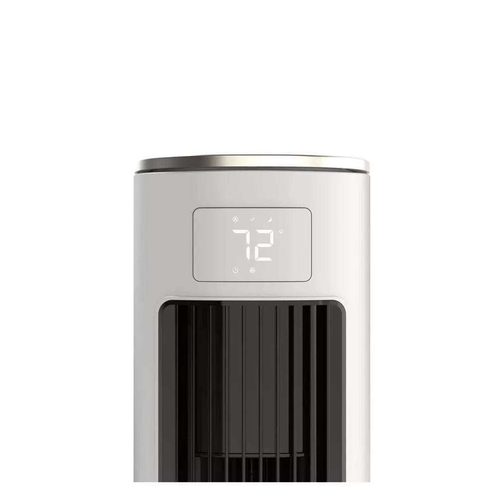 Electric Fan 40 Inch DC Oscillating Tower Fan 12 Speeds AI AirSense Auto Adjustment with Remote & 12H Timer