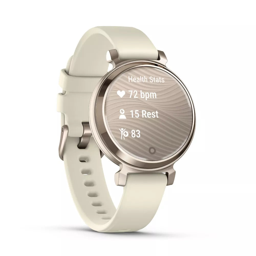 Smart Watch Mini Round Touch Screen Women’s Wearable Watch 5-Day Battery Multi Health Tracking Outdoor Sports GPS Sync & Safety Alert Function