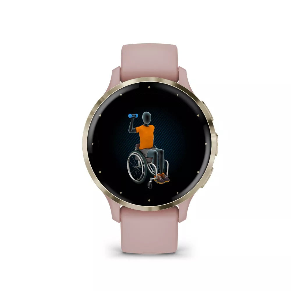 Smart Watch Small Round Color Touch Screen GPS Smartwatch Up To 10-Day Battery Built-In Call & Music Storage All-Round Health & Fitness Tracking with Contactless Pay