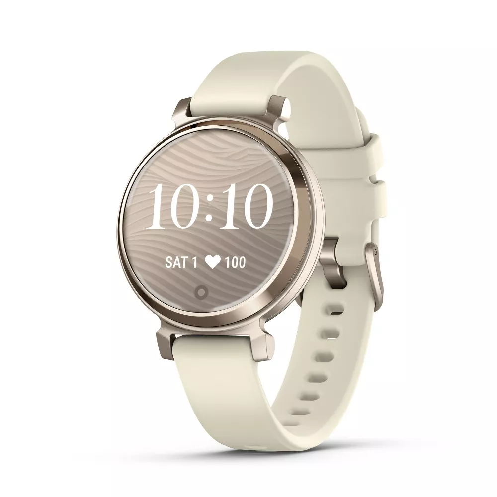 Smart Watch Mini Round Touch Screen Women’s Wearable Watch 5-Day Battery Multi Health Tracking Outdoor Sports GPS Sync & Safety Alert Function